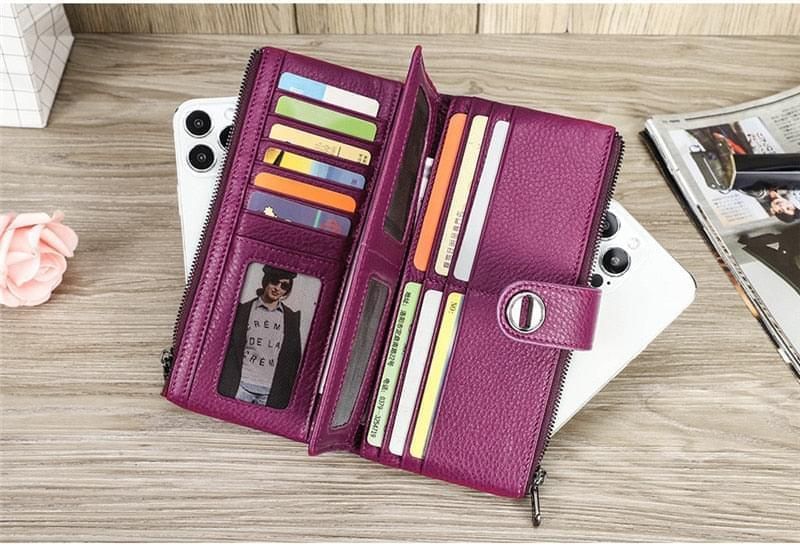 Ladies Luxury Clutch Wallet & Phone Holder - Trax4u