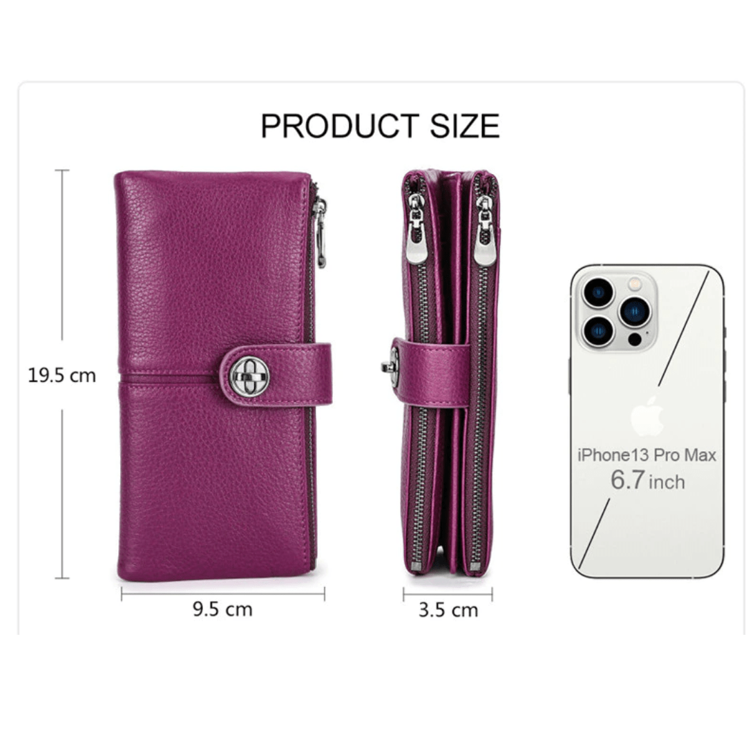 Ladies Luxury Clutch Wallet & Phone Holder - Trax4u