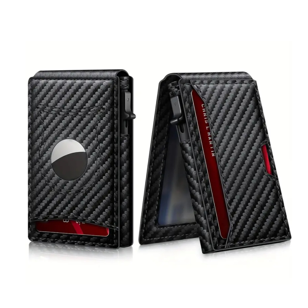 RFID Blocking AirTag Card Holder - Trax4u