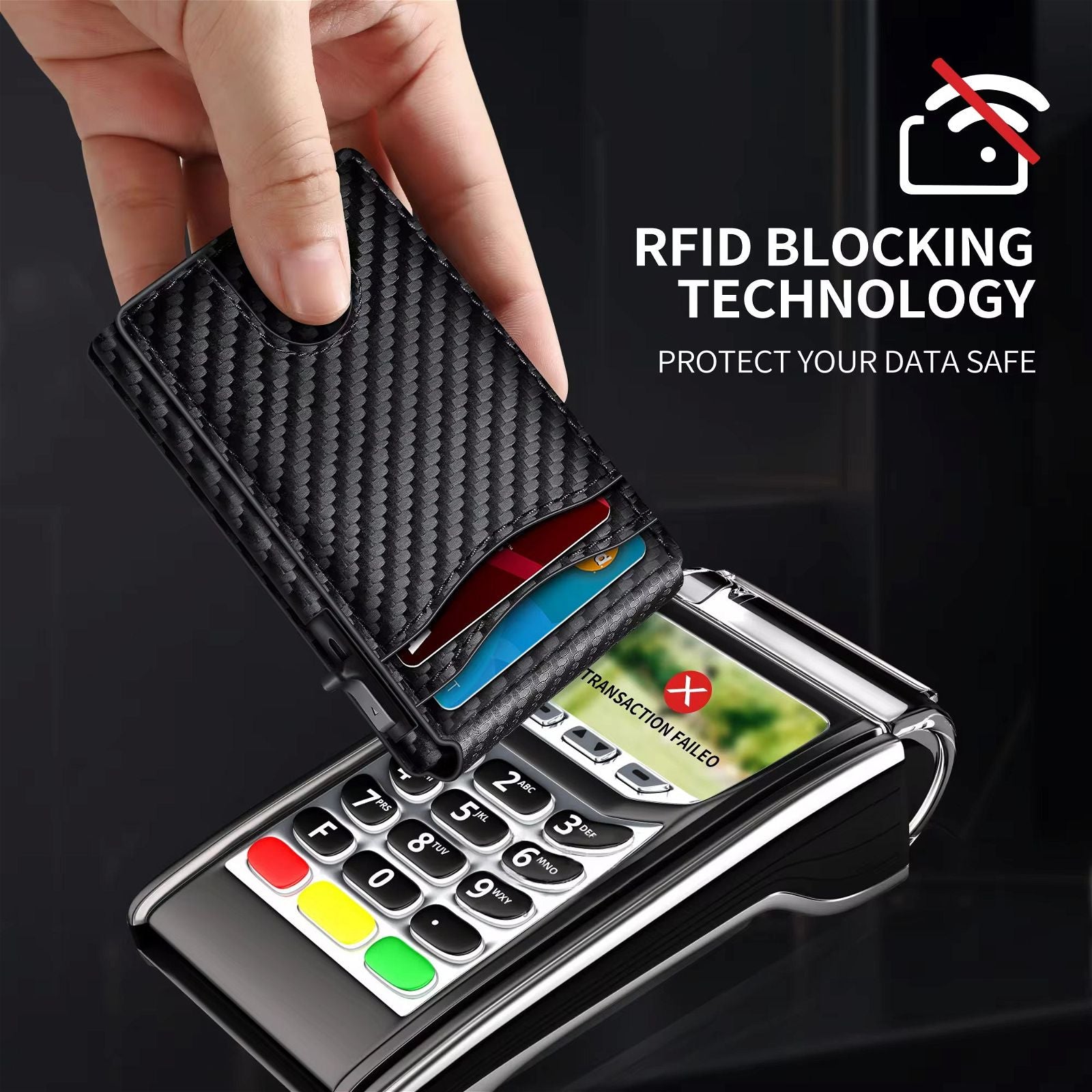 RFID Blocking AirTag Card Holder - Trax4u