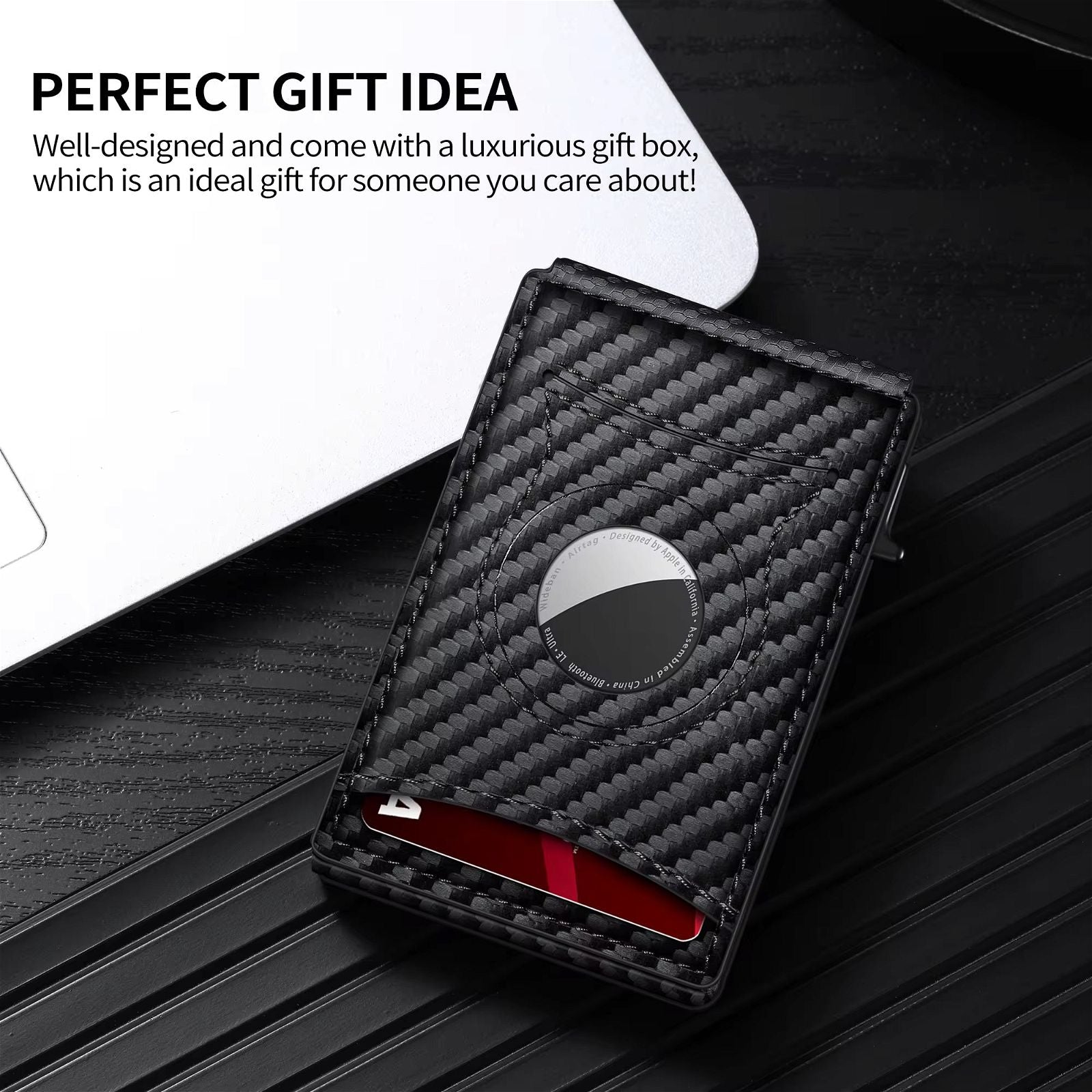 RFID Blocking AirTag Card Holder - Trax4u