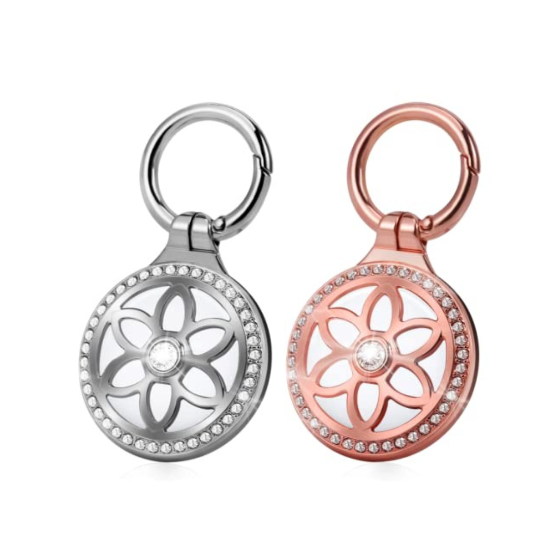 Rhinestone AirTag Keychain - Trax4u