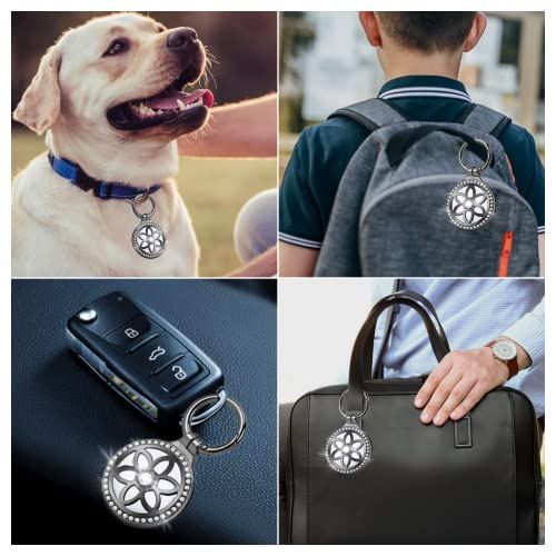 Rhinestone AirTag Keychain - Trax4u