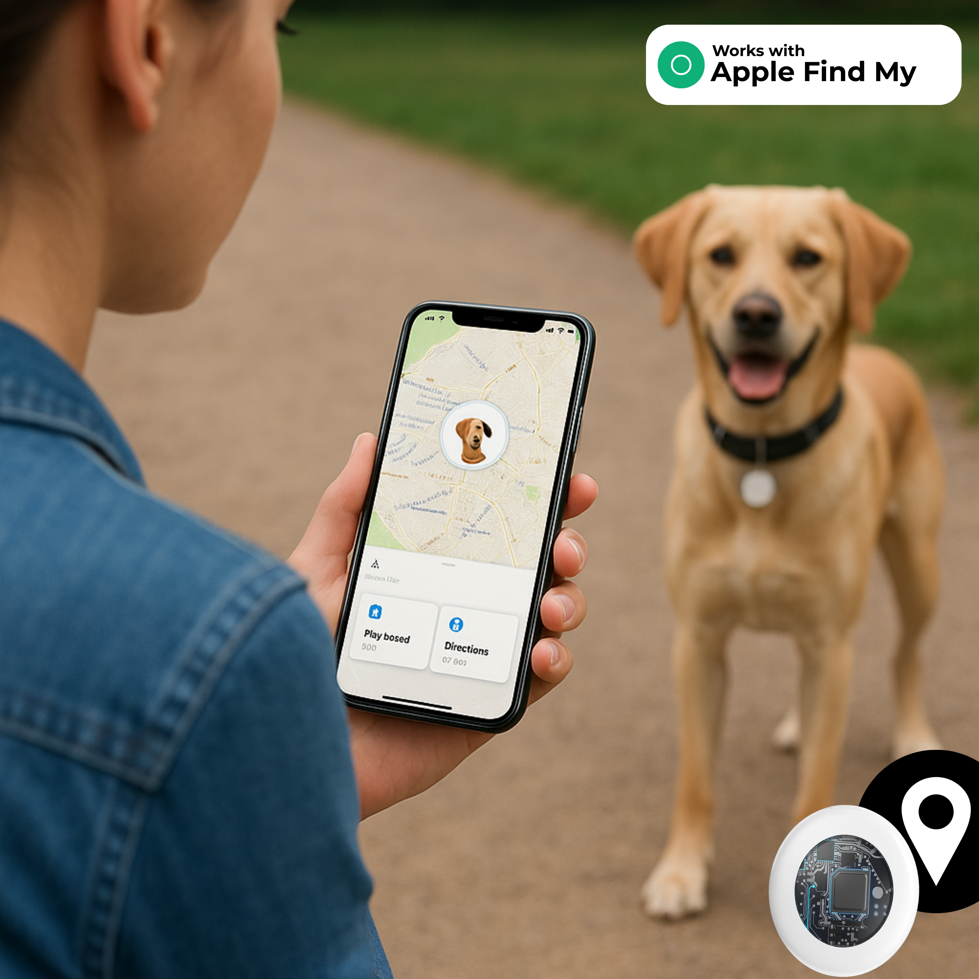 Timethinker Smart Bluetooth GPS Tracker – Pet & Travel Finder Trax4u
