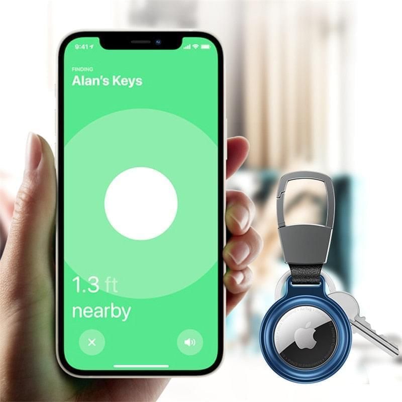 AirTag Metal Case Keychain