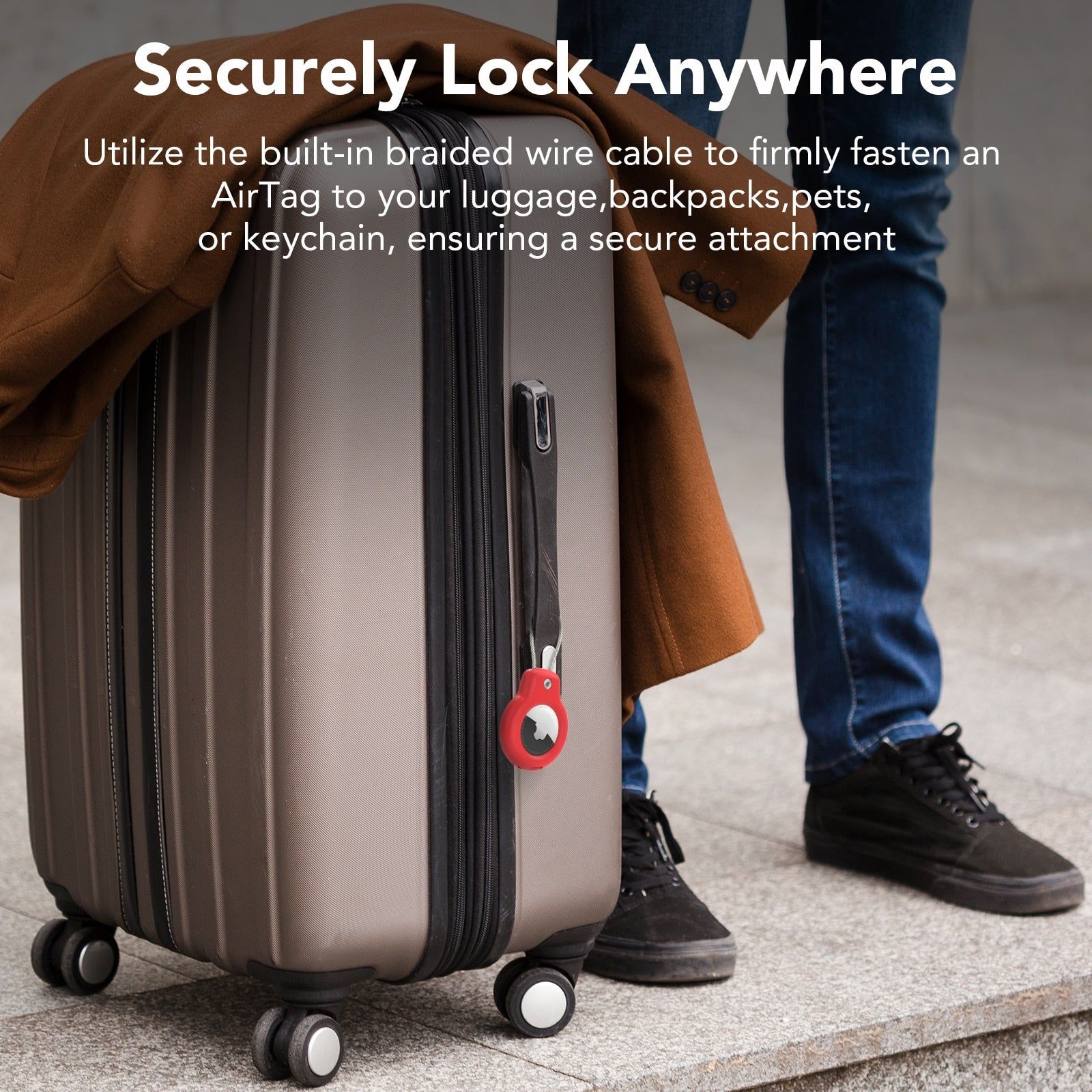 AirTag KeyChain Luggage Tag