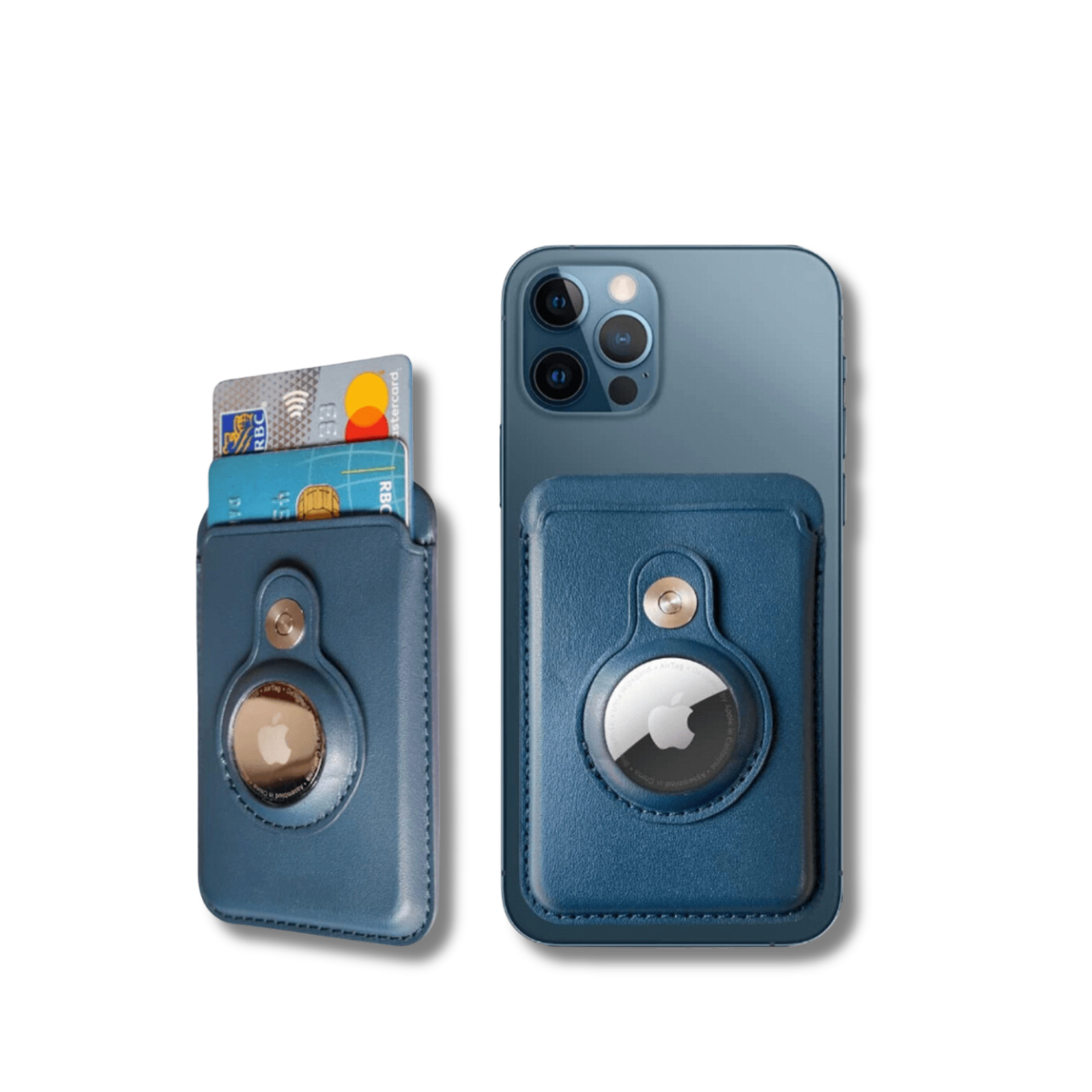 Airtag Magnetic Wallet Case for iPhone - Trax4u