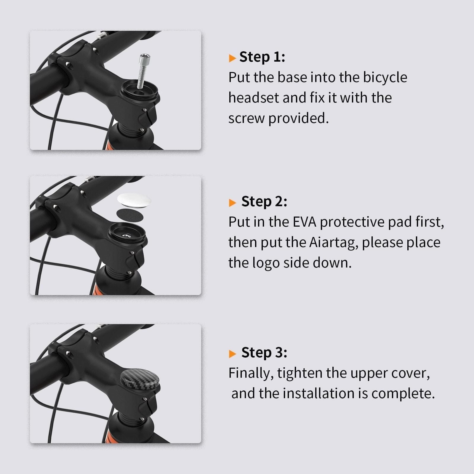 Bicycle AirTag Bracket