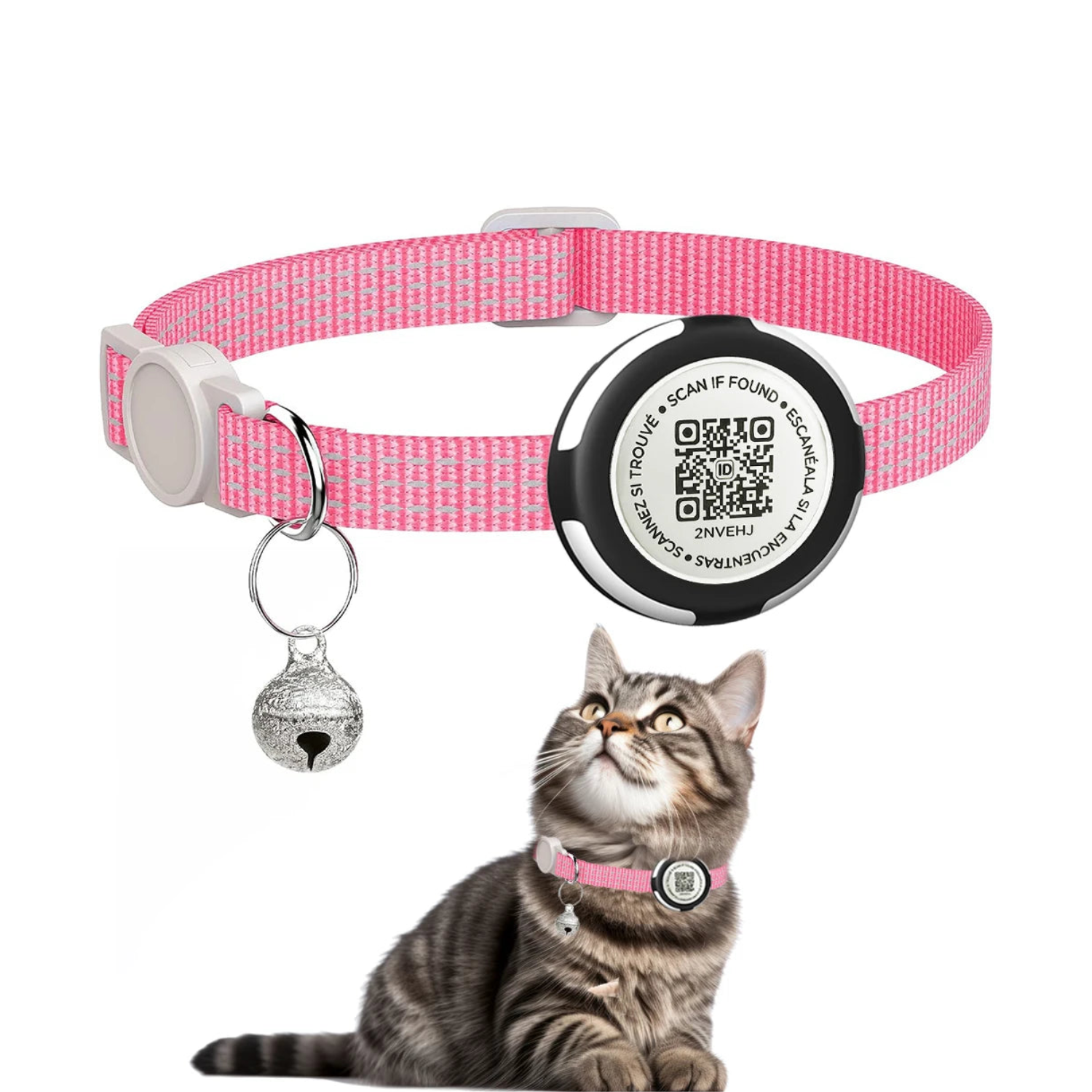 Dual Protection AirTag Cat Collar