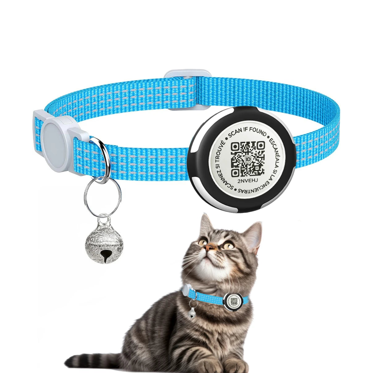 Dual Protection AirTag Cat Collar