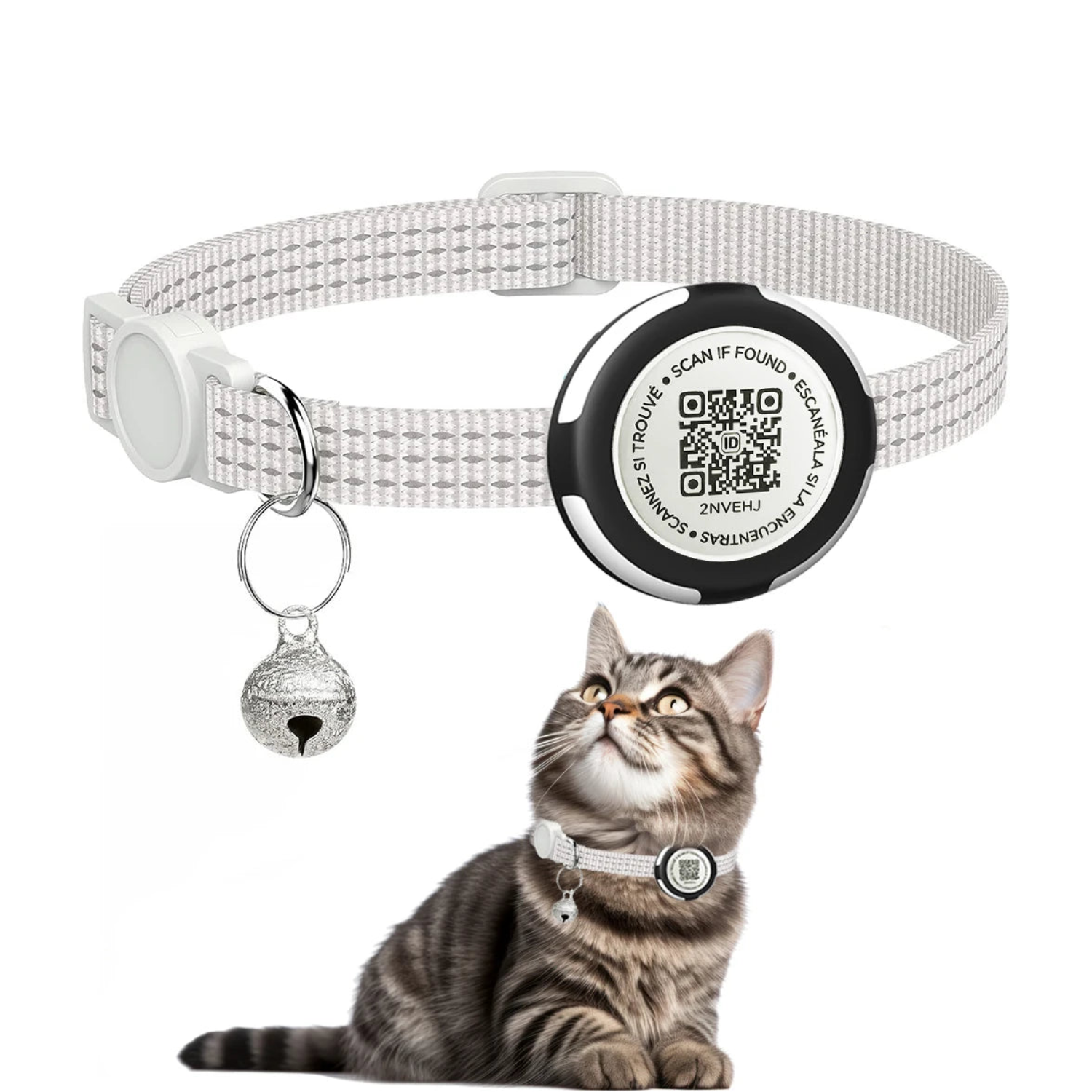 Dual Protection AirTag Cat Collar - Trax4u