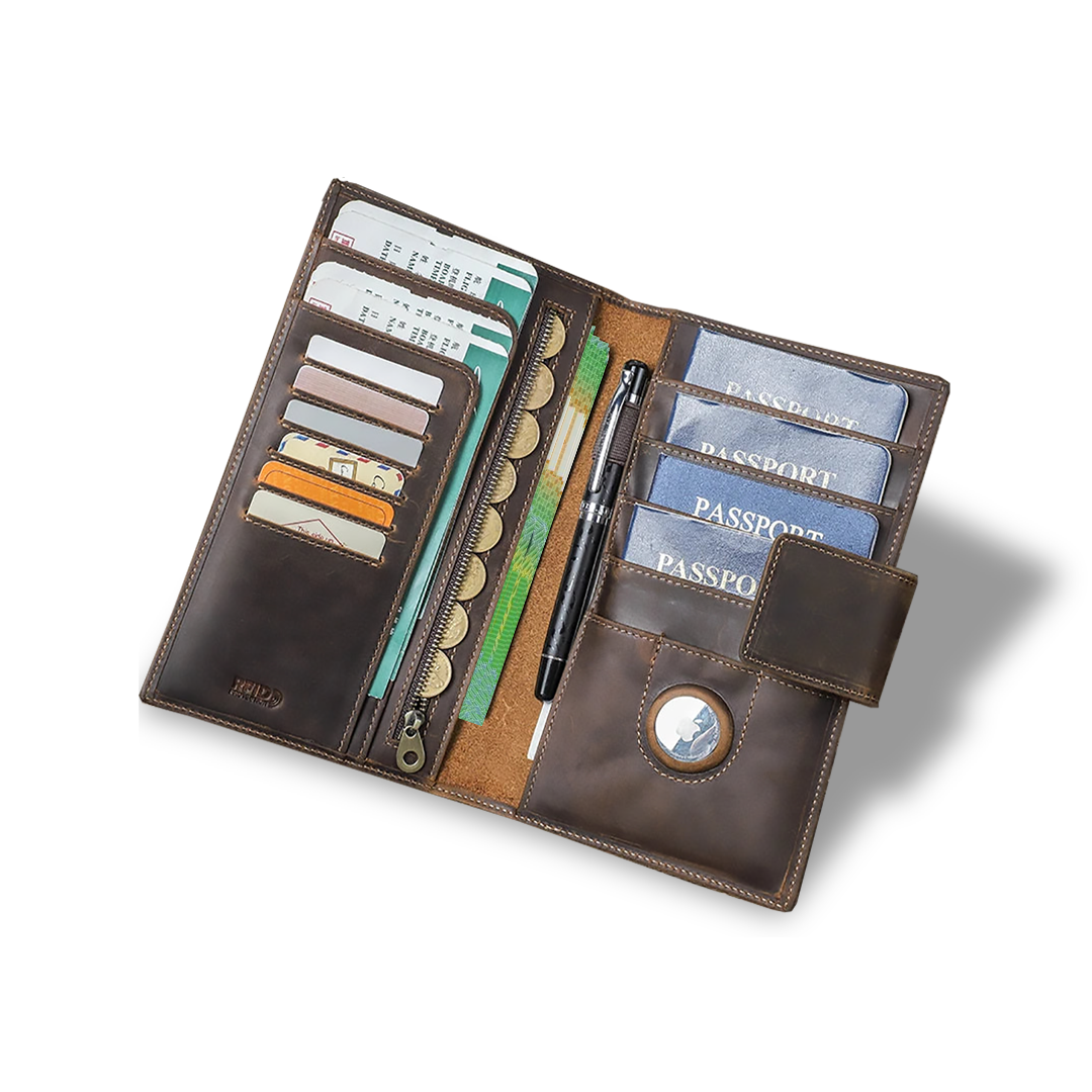 Family AirTag Passport Wallet