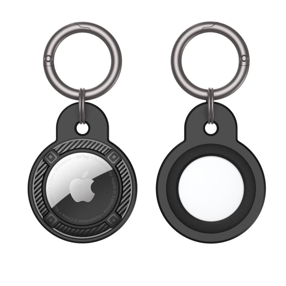 Keychain for AirTag Carbon