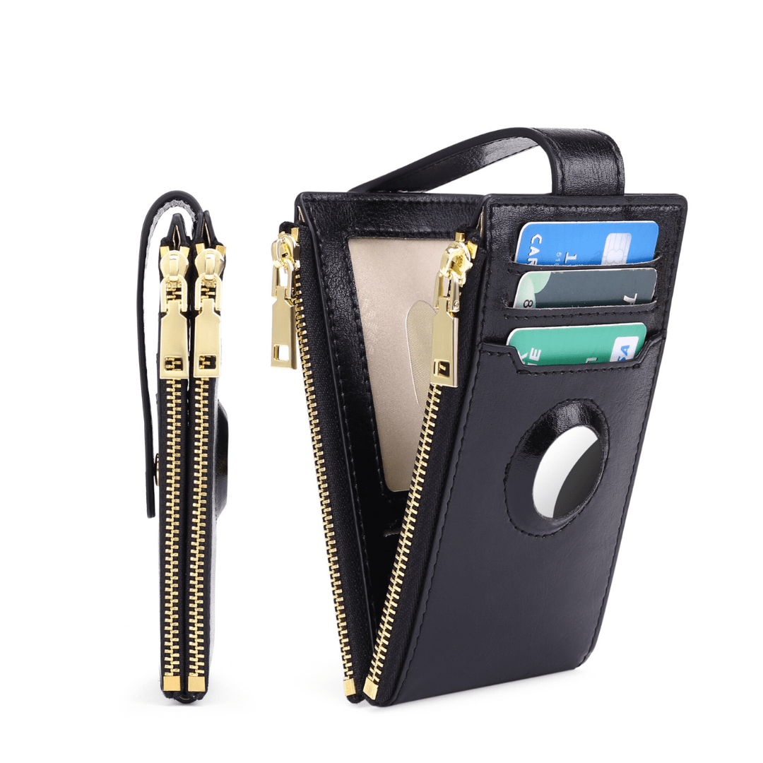 Ladies AirTag Leather Purse
