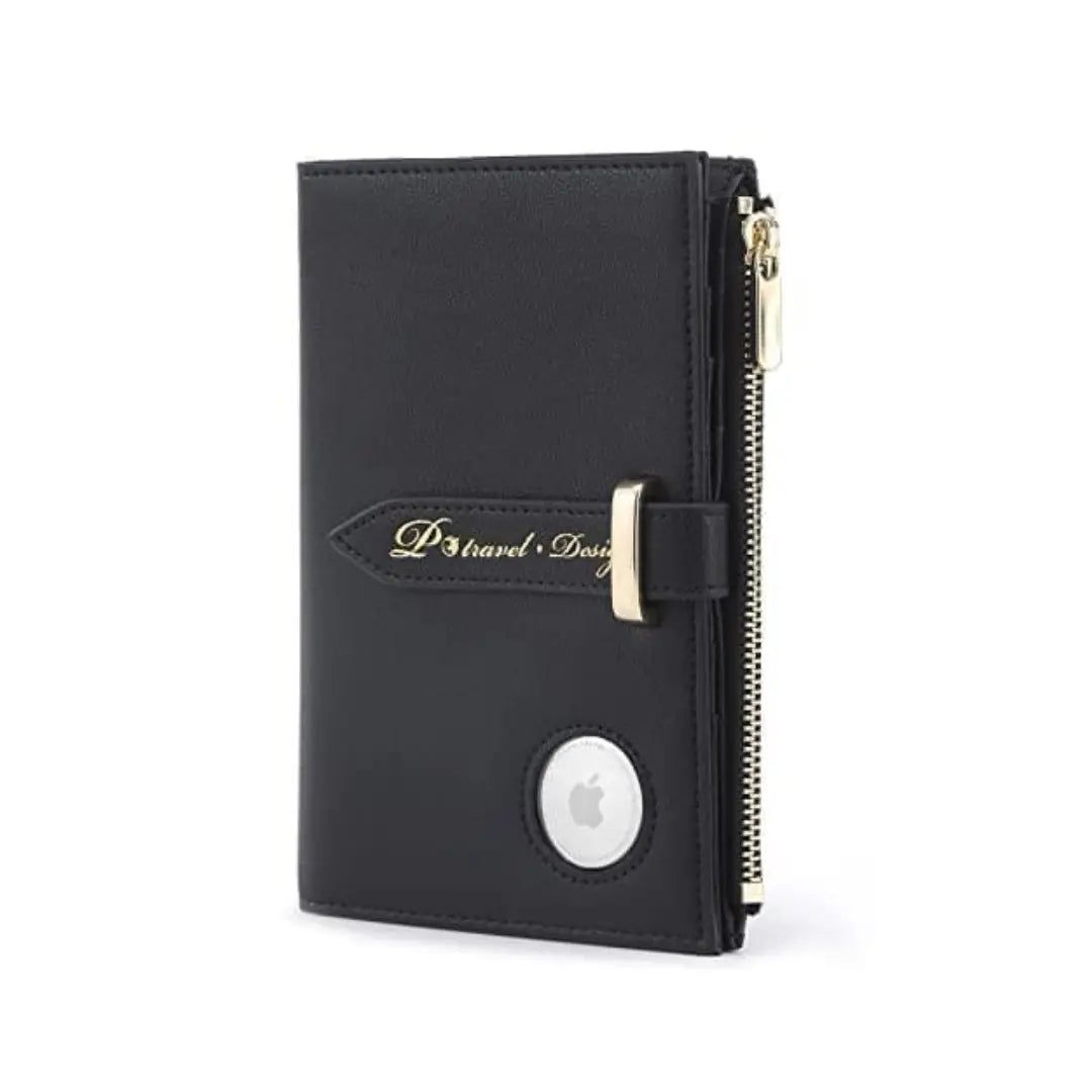 Ladies AirTag Passport Wallet - Trax4u