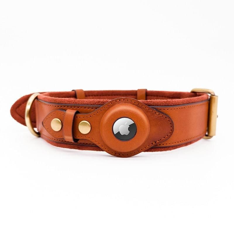 Leather AirTag Collar