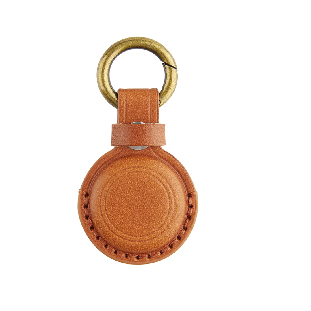 Leather Airtag Keychain - Trax4u