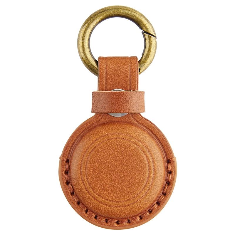Leather Airtag Keychain