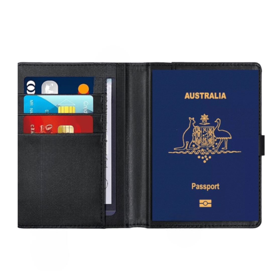Luxury AirTag Passport Holder - Trax4u