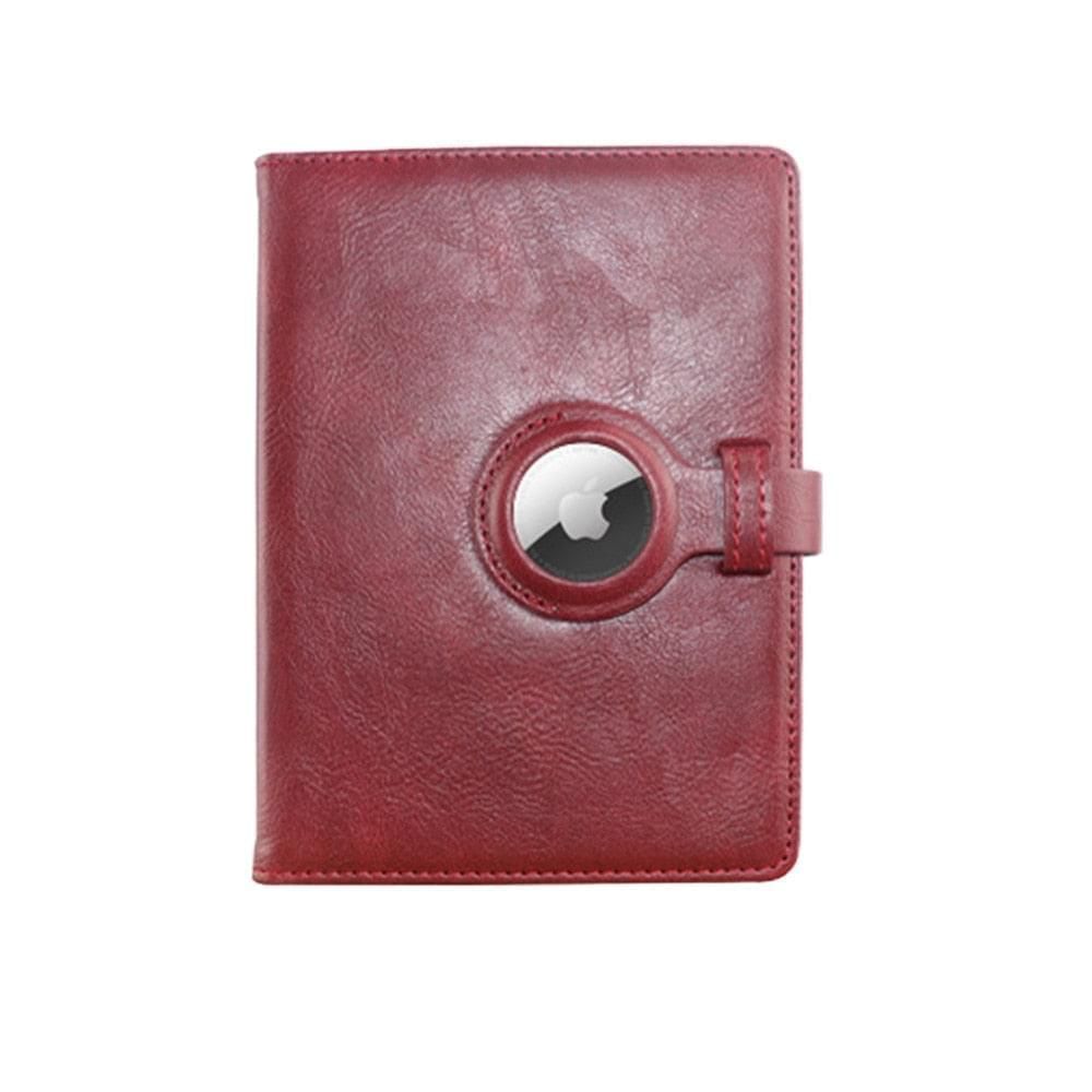 Luxury AirTag Passport Holder
