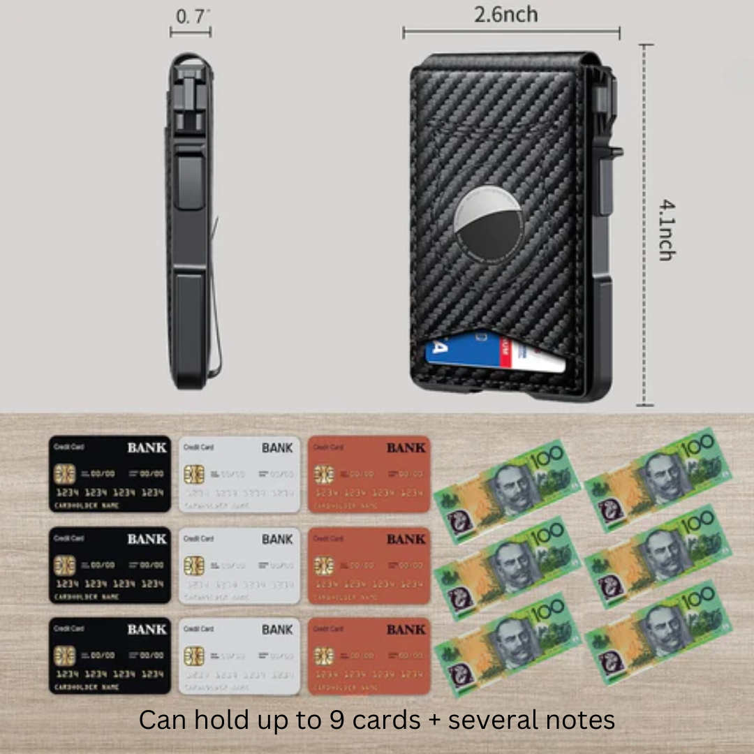 Magnetic RFID Slim AirTag Wallet