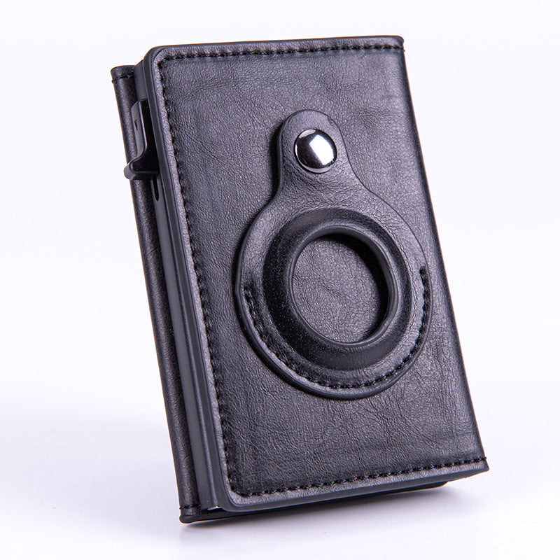 Pop-up AirTag Leather Wallet Trax4u