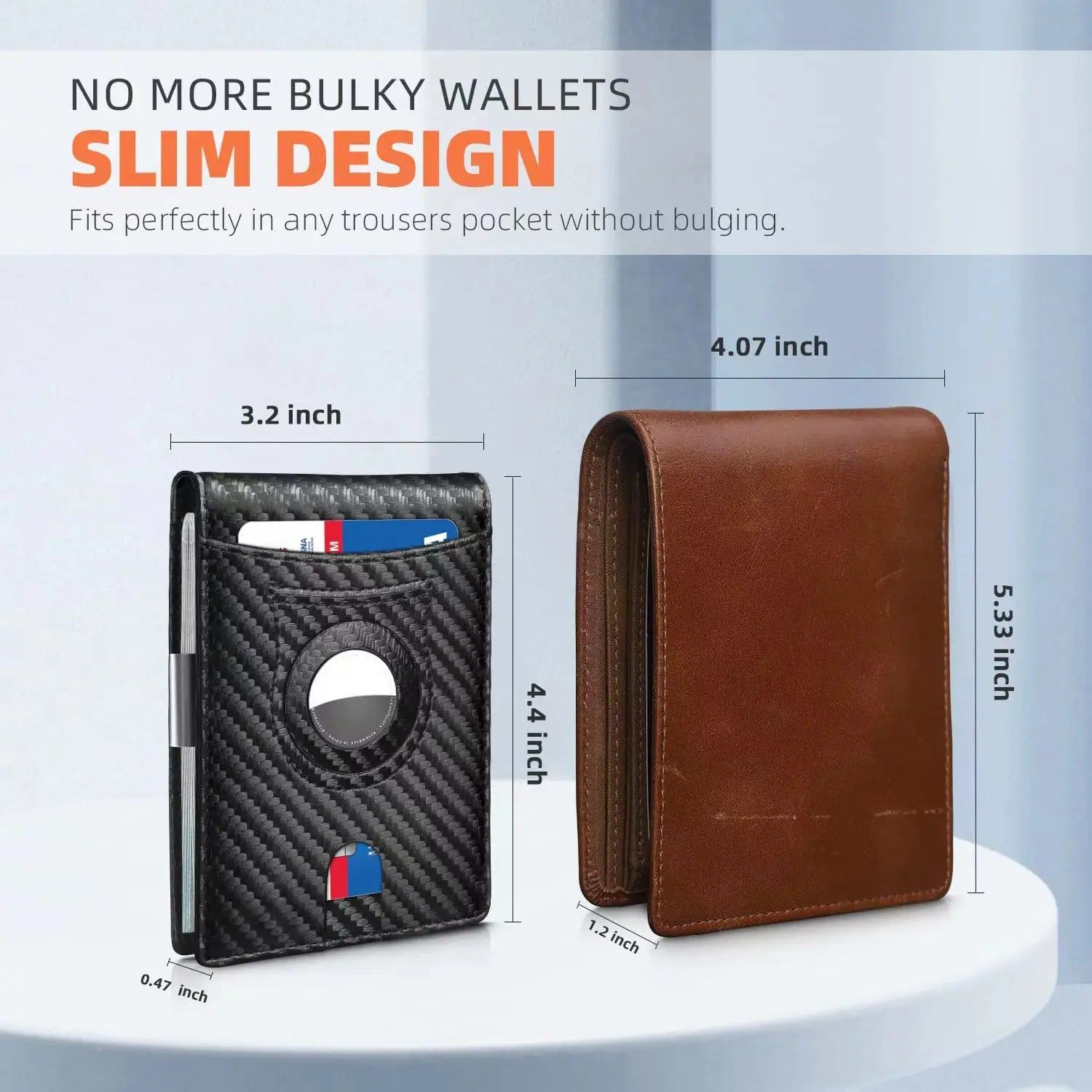 Premium 2024 Slim Airtag Wallet