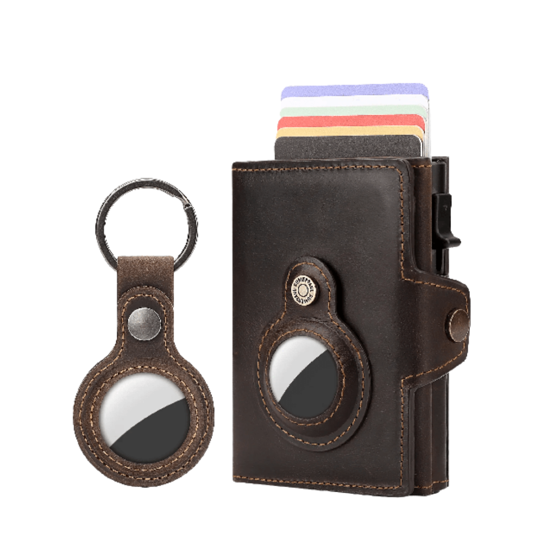 Premium AirTag RFID Blocking Wallet - Trax4u