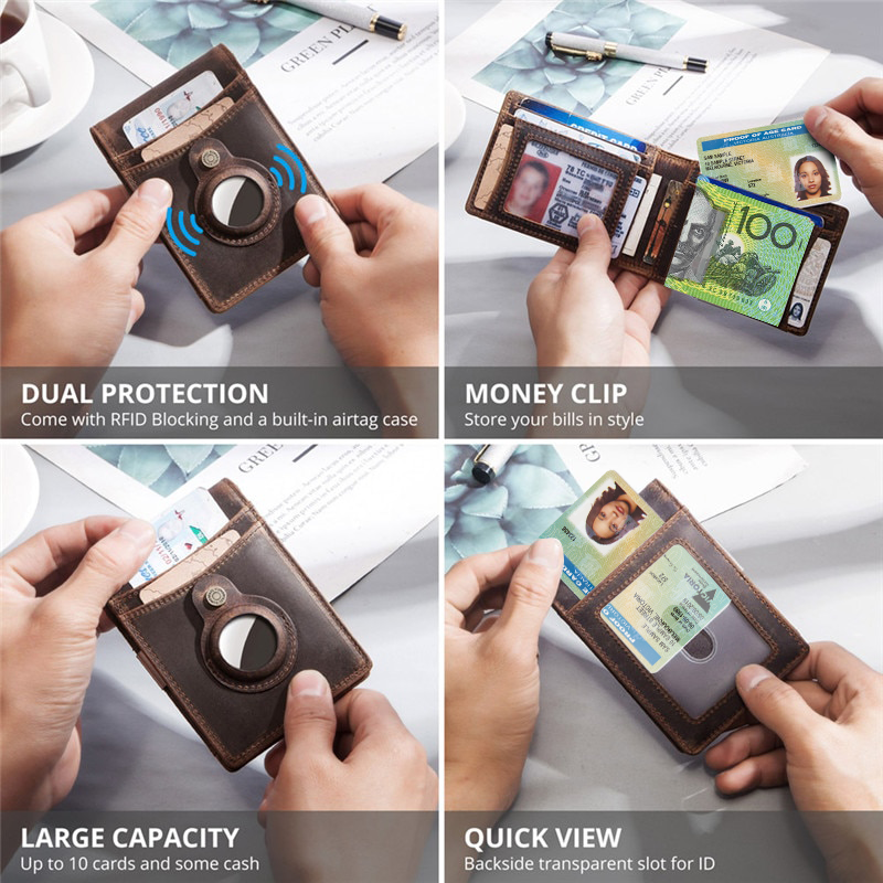 RFID Luxury Genuine Leather Wallet