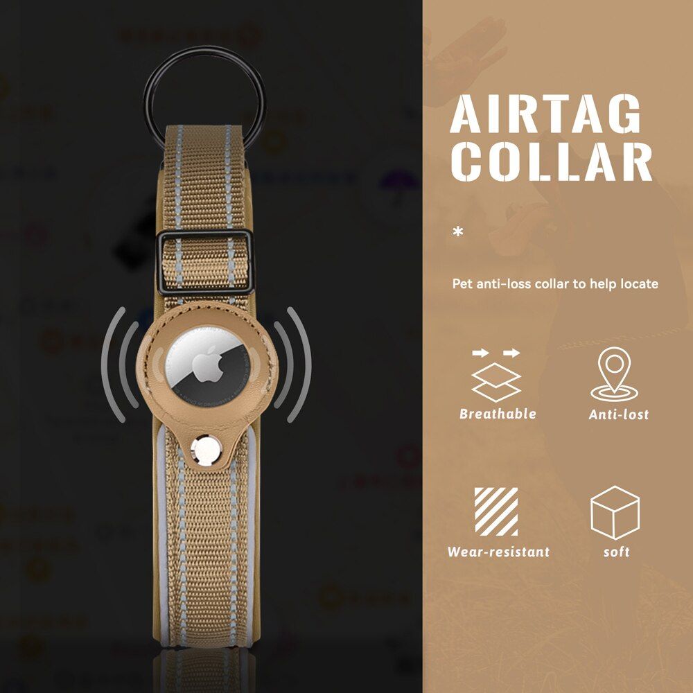 Reflective Airtag Dog Collar