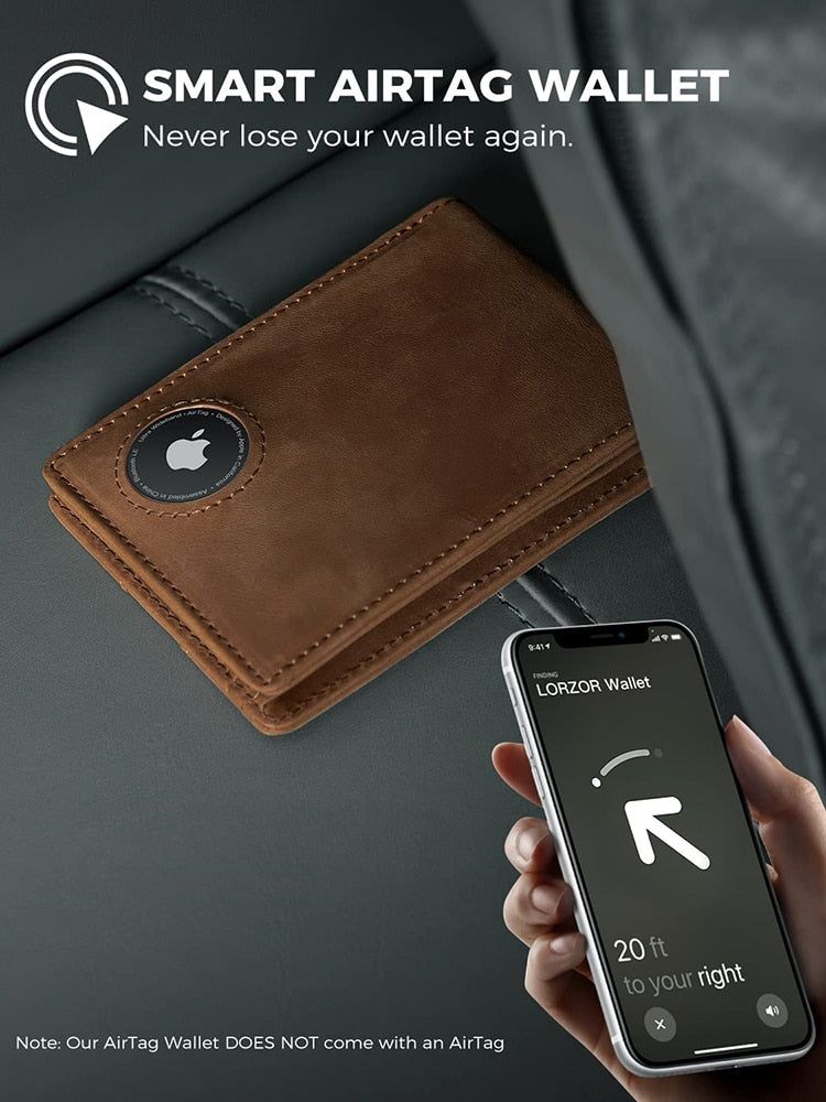 Retro Crazy Horse Leather Wallet