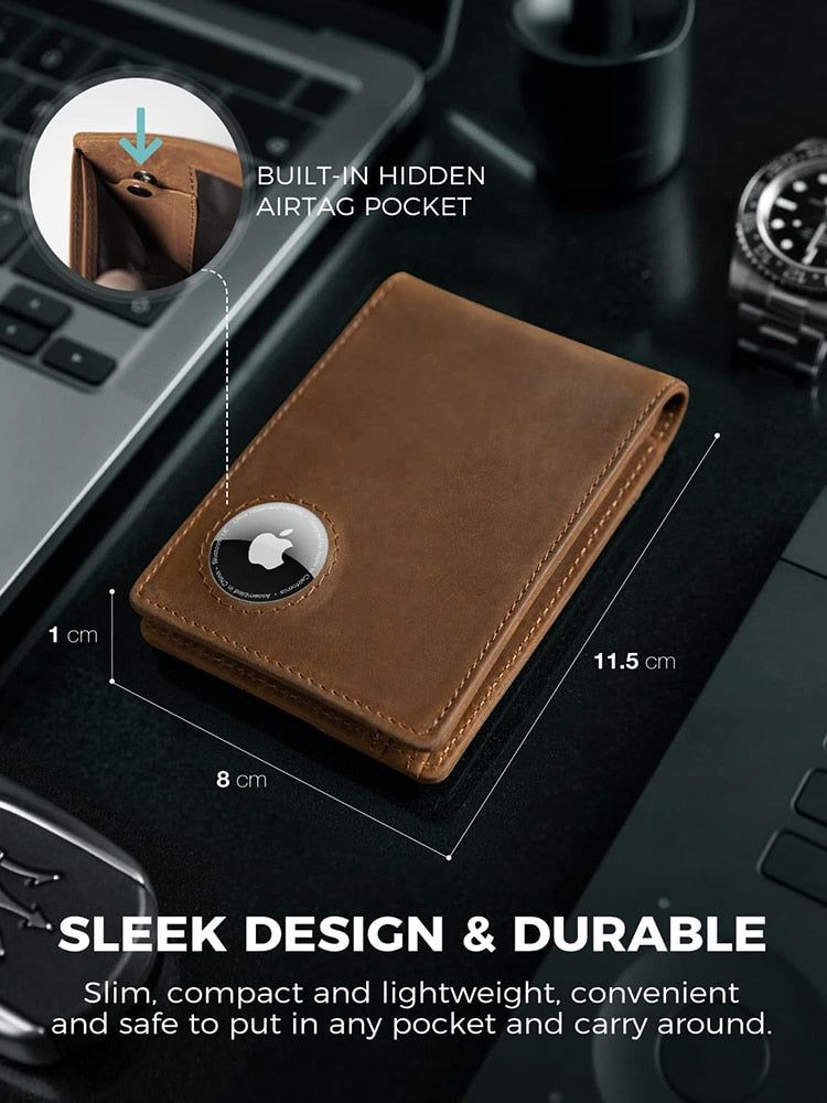 Retro Crazy Horse Leather Wallet