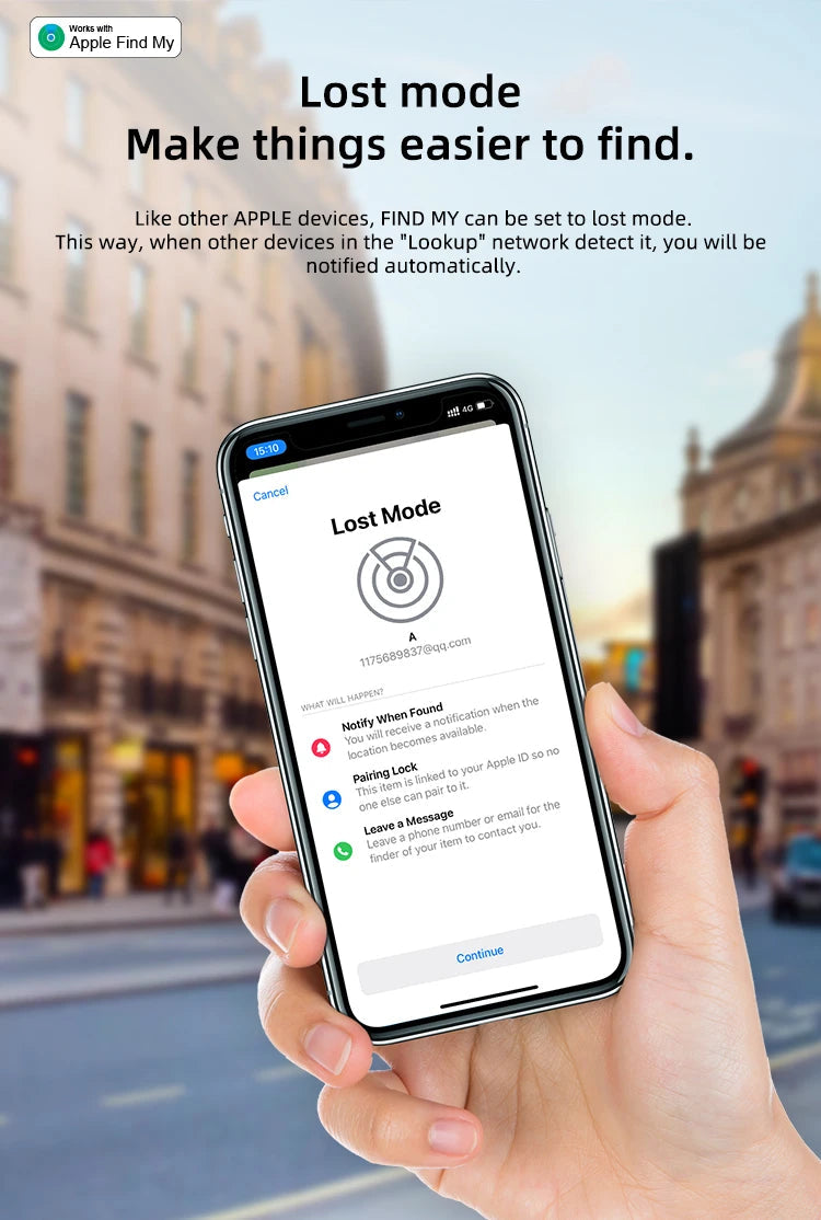 Timethinker Bluetooth GPS Tracker Smart Tag Airtag Work with Apple Find My APP ITag  Locator Air Tags Pet Key Finder for iOS Trax4u