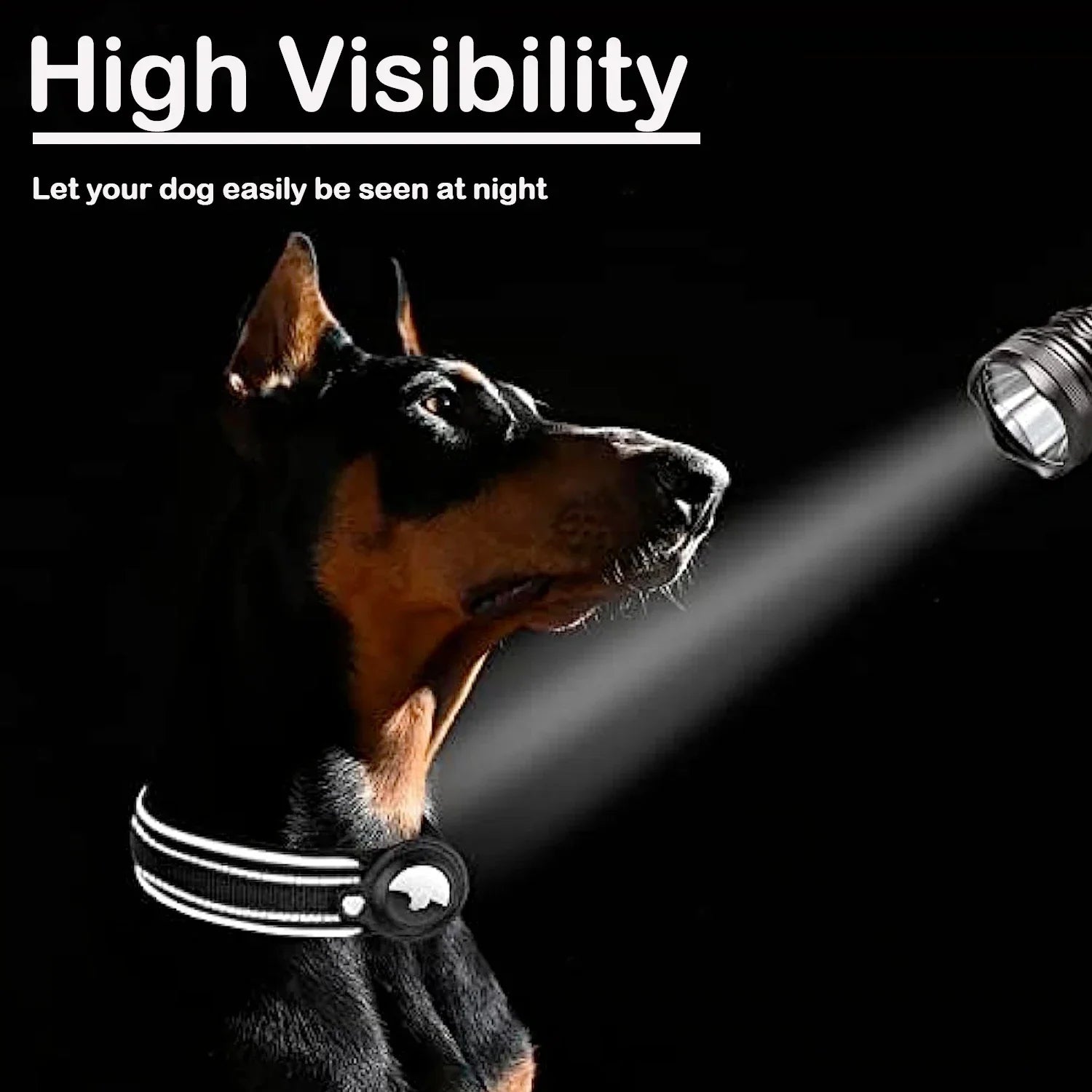 New For Apple Airtag Pet Dog Collar Anti-Lost Reflective Protective Tracker WaterProof For Pet Dog Cat Dog Positioning Collar Trax4u