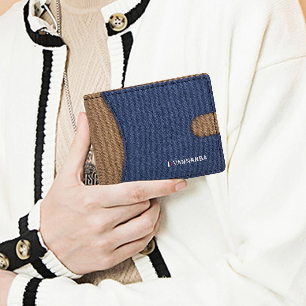 NEW Canvas Leather AirTag Wallet