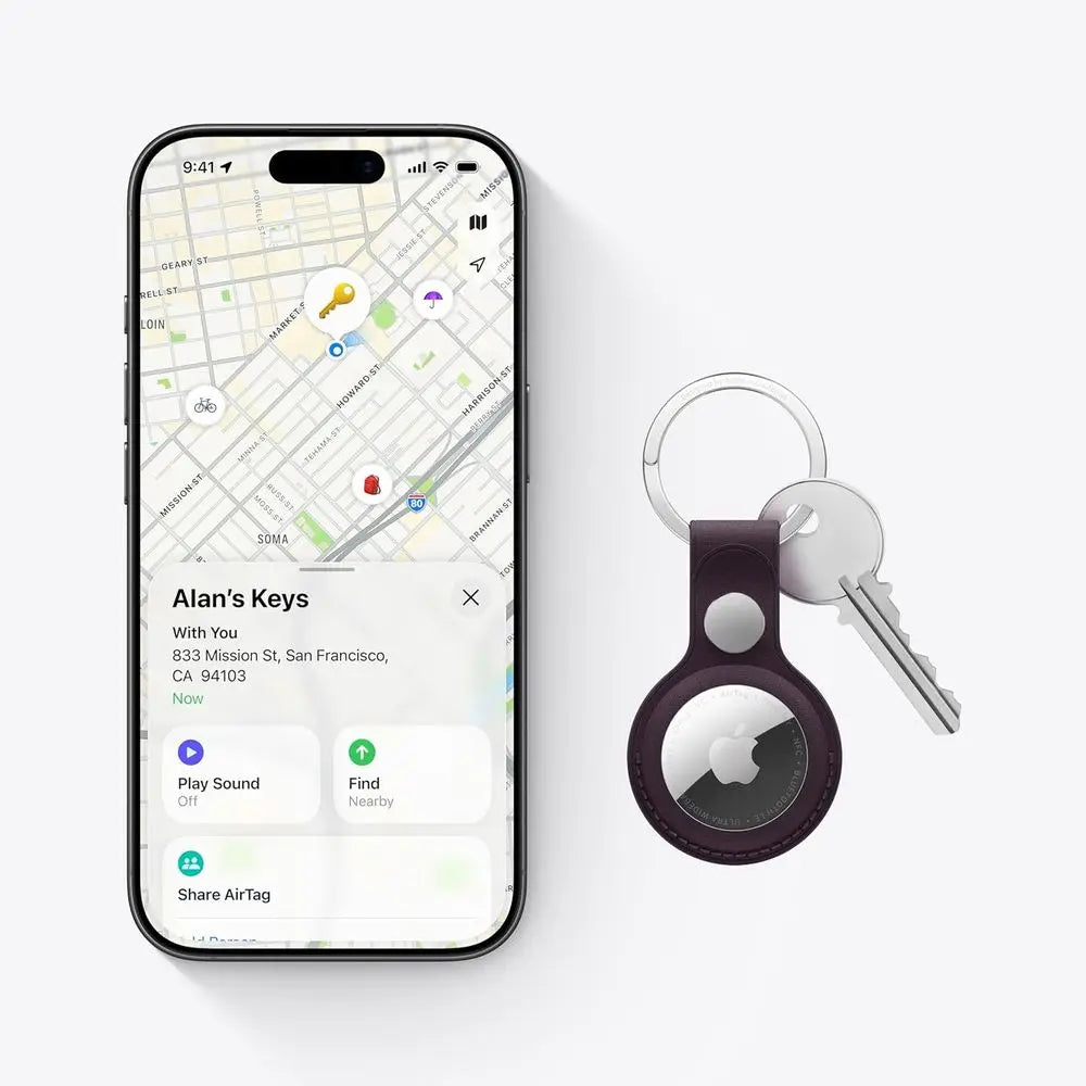 AirTag (2nd Generation) - 4 Pack: or Keychain, Wallet, and More; Locator with Sound; Simple One-Tap Setup with iPe or iPad; Key Trax4u