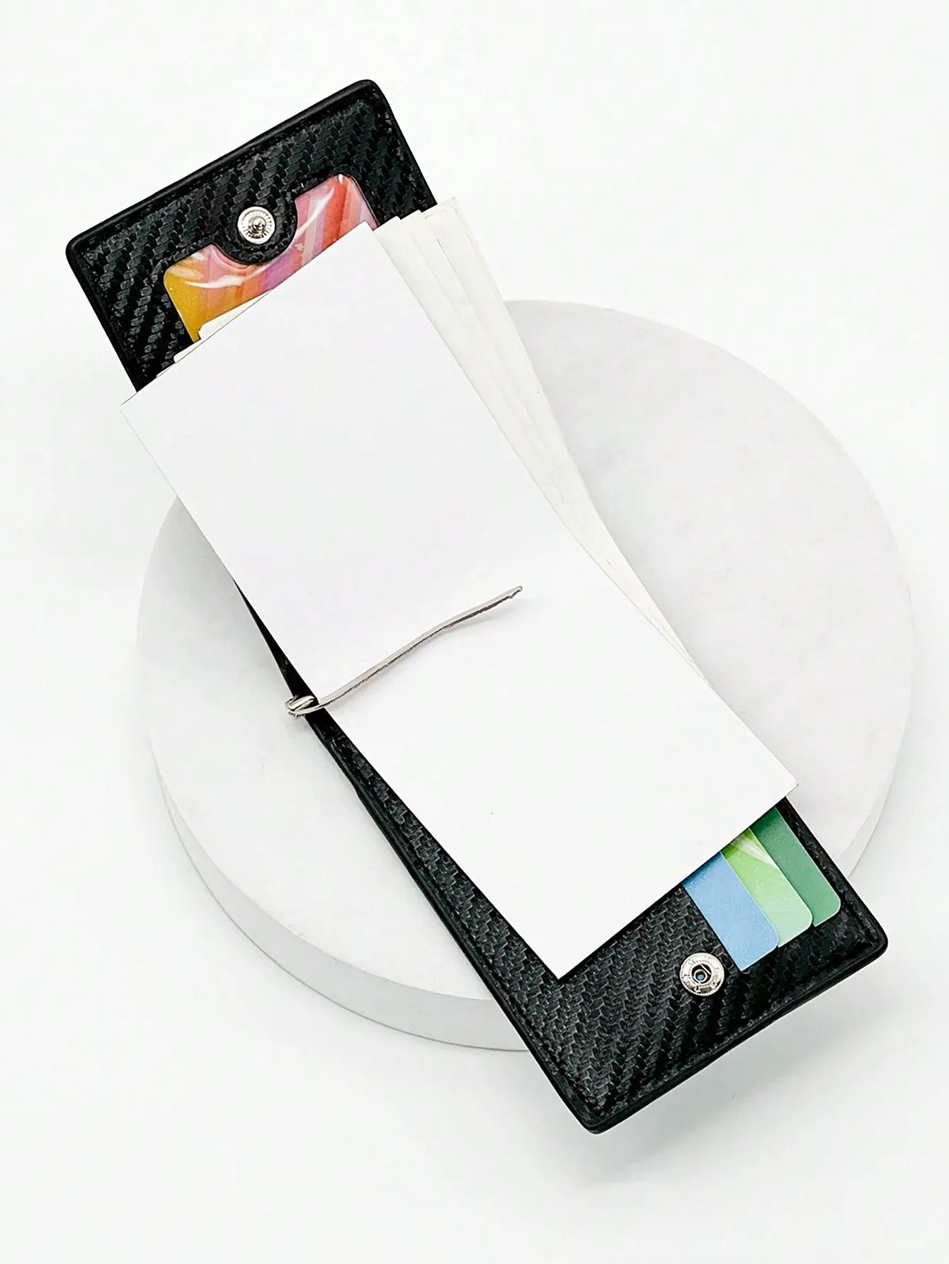 Fashion Business Carbon Fiber Men's Card Case Anti-theft Brush Multi Card Holder Card Case Trax4u