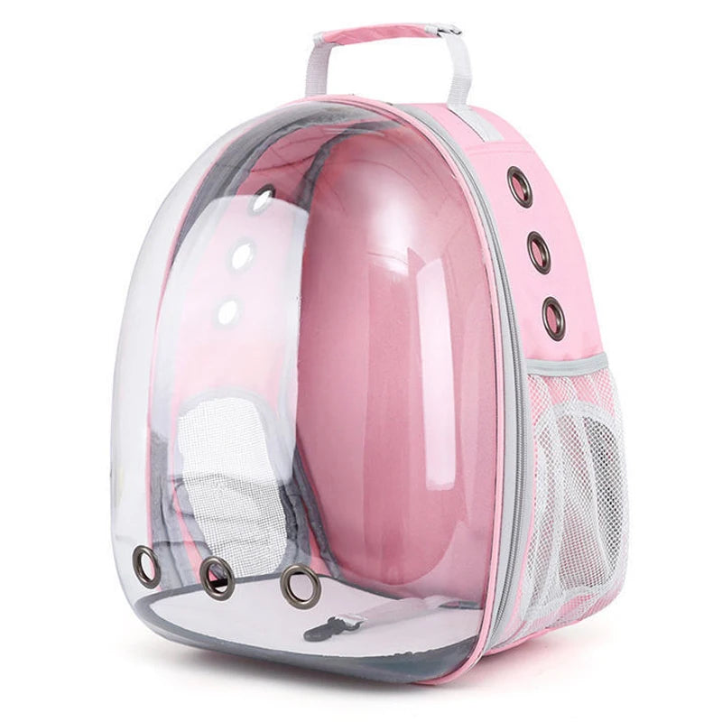 Pet Cat Carrying Bag Space Pet Backpacks Breathable Portable Transparent Backpack Puppy Dog Transport Carrier Space Capsule Bags Trax4u