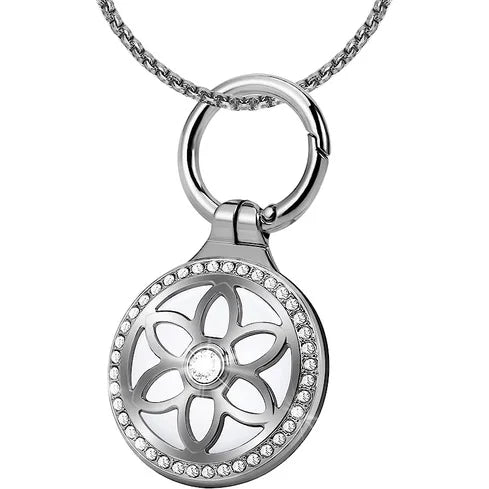 Airtag Necklace for Adults, Metal Jewelry Chain Airtag Holder Necklace for Women Men Necklace for children child Elderly Trax4u