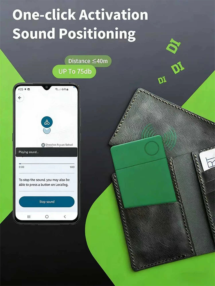 Recharging Card Long-Distance Tracker App Remote Locating Finder for Android Google Find Hub Smart Tag for Pixel Xiaomi Vivo GMS Trax4u