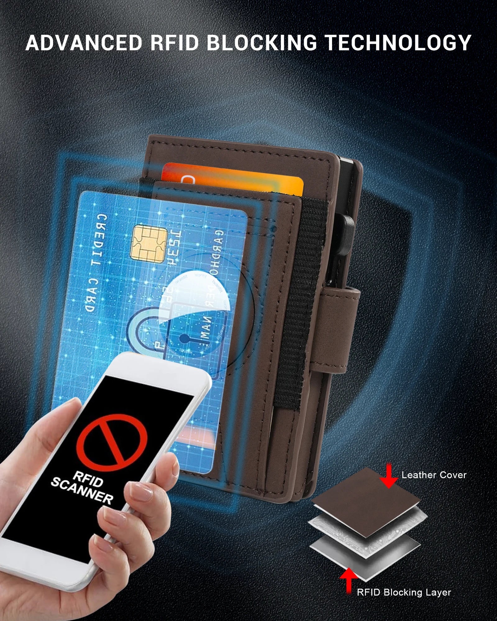 NEW Slim Bifold AirTag Card Holder