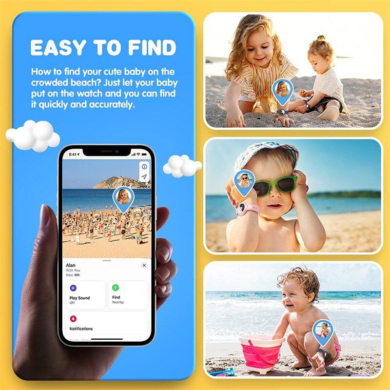 Silicone AirTag Kids Bracelet