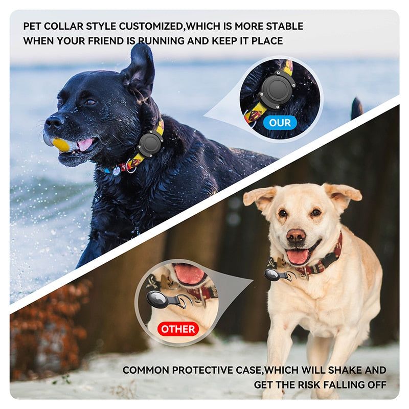 Waterproof Airtag Dog Collar Attachment