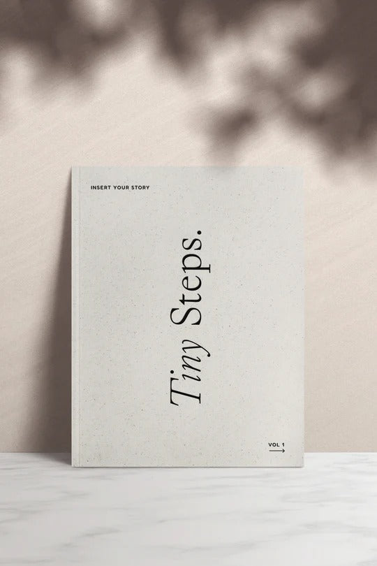 TINY STEPS | Baby Linen Photo Album Trax4u
